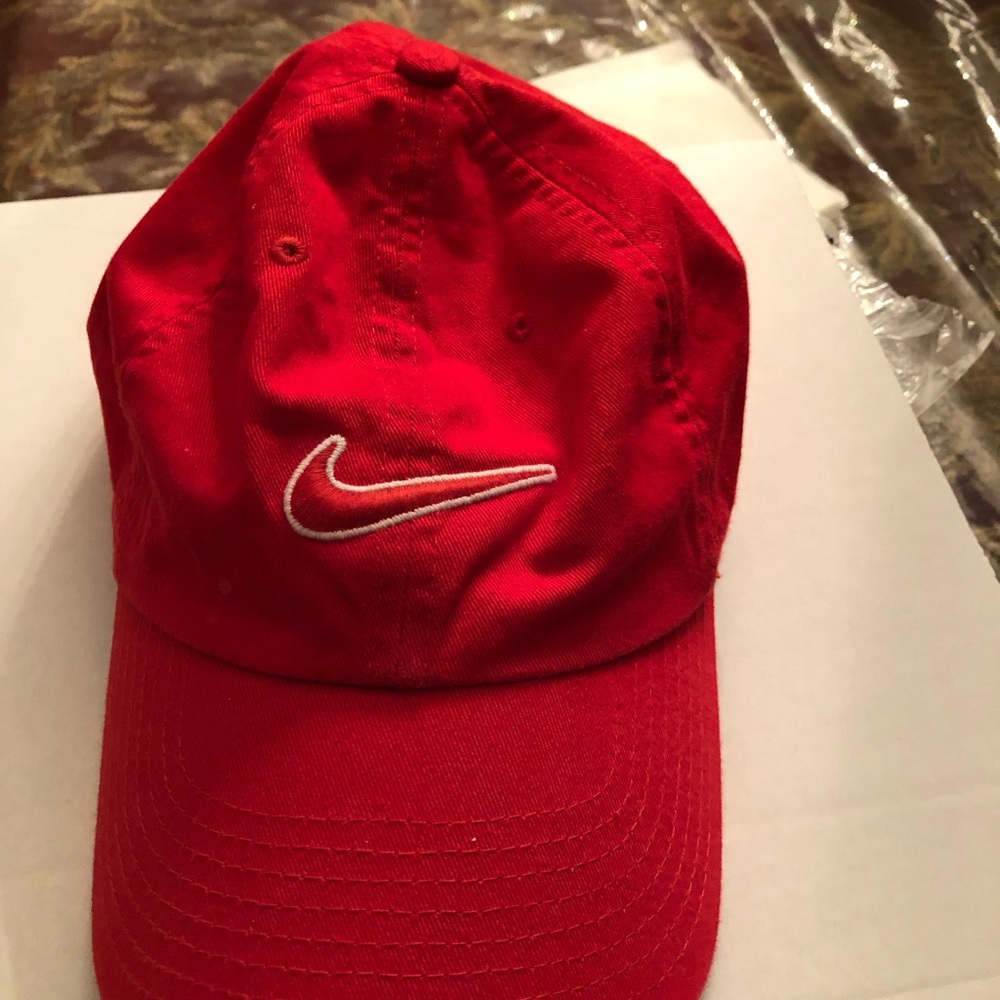 Nike cotton hat. Red color never worn